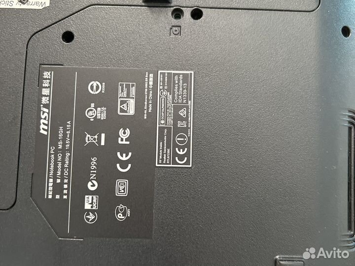 Ноутбук msi