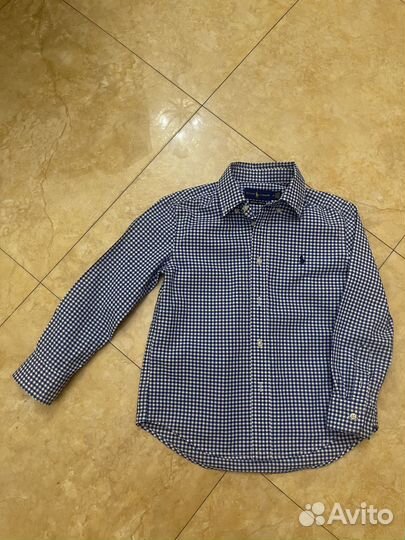 Ralf lauren рубашка на мальчика