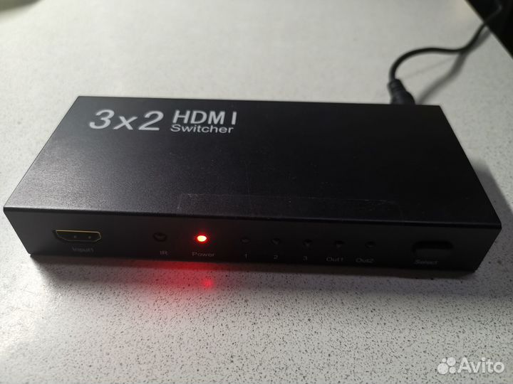 Hdmi switcher switch коммутатор 3 х 2 на запчасти