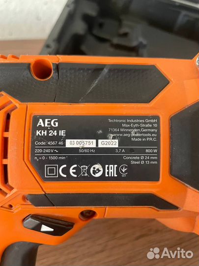 Перфоратор AEG KH24IE