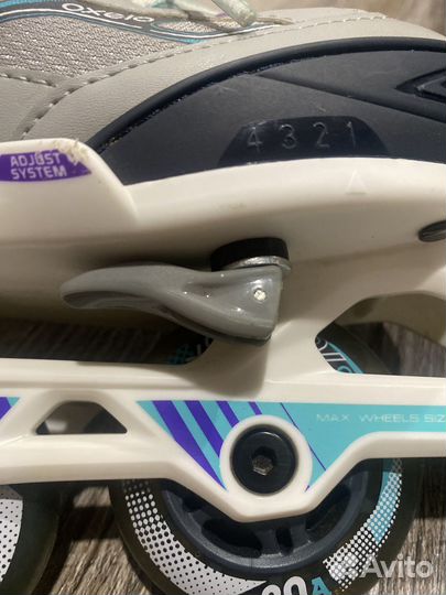 Ролики детские бу на 4 колесах