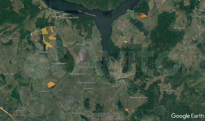 Участок 1029,66 га (СНТ, ДНП)