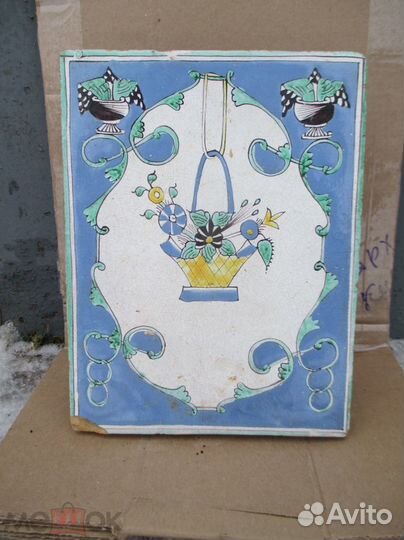 Старый (Старинный) печной изразец. Разные
