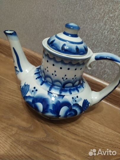 Чайник заварочный гжель