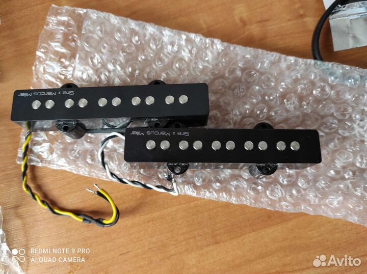 Темброблок с датчиками для 5 струнного джаз баса