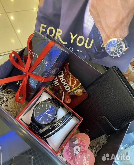 Мужской подарочный бокс