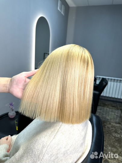 Кератиновое выпрямление, ботокс волос