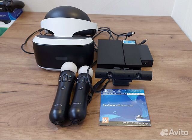 Sony playstation 4 VR шлем +PS moove