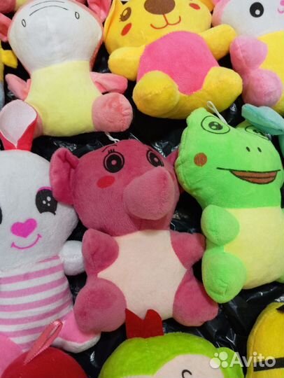 Мягкая игрушка микс 70 штук хватайка