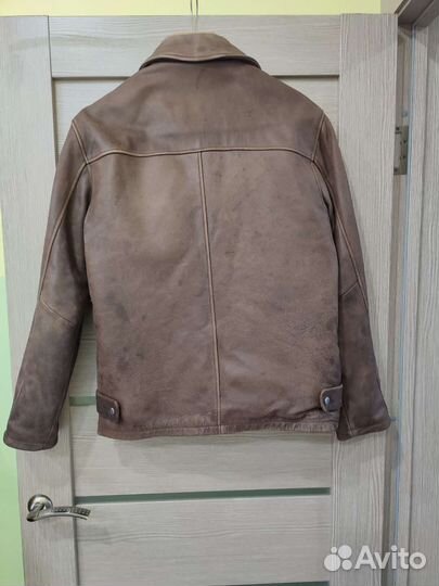 Кожаная куртка мужская коричневая K-Camel