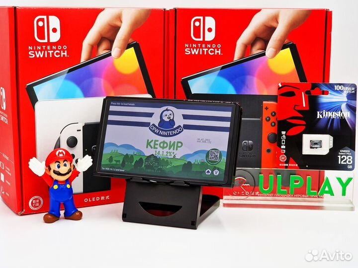 Nintendo Switch oled + Atmosphere + любые игры