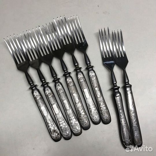 Вилки СССР нерж, з-д им.Кирова / 8шт