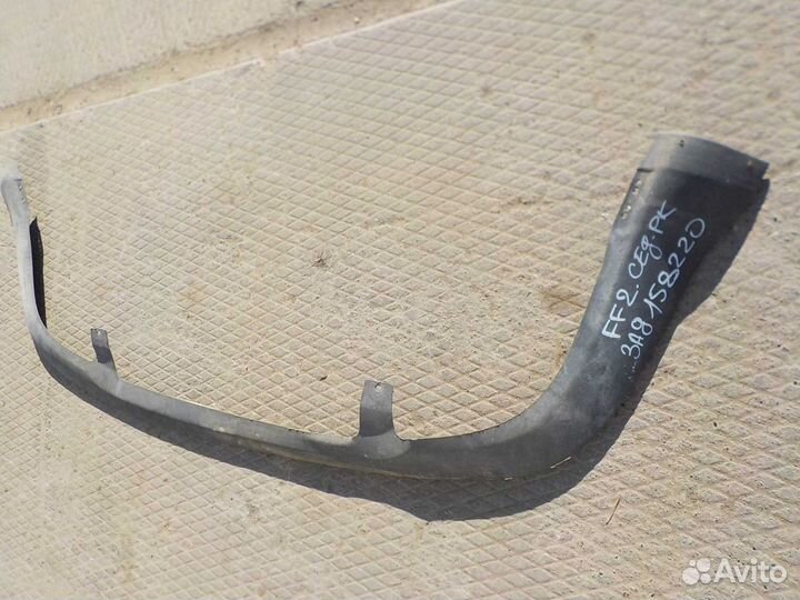 Накладка заднего бампера ford focus 2