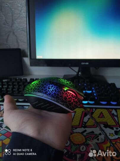 Игровая мышь и 2 клавиатуры