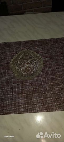 Салатник хрустальный