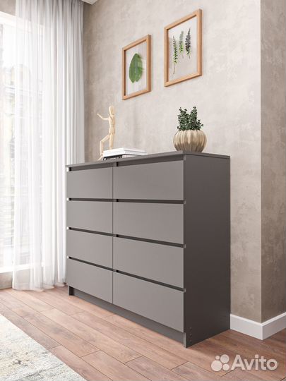 Комод Мори мк 1200.8 Графит