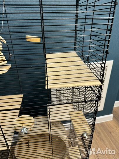Клетка для грызунов шиншилл, дегу, хорьков