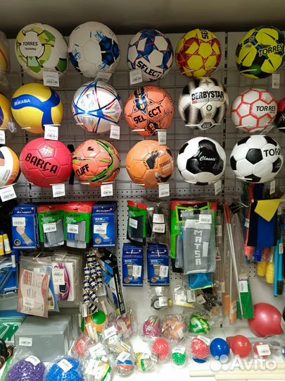 Мячи футбольные, баскетбольные, волейбольные и др