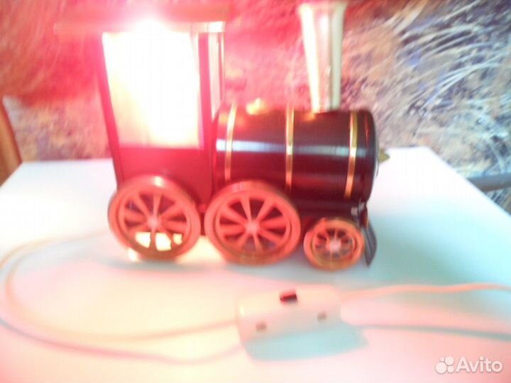 Светильник паровоз сувенир