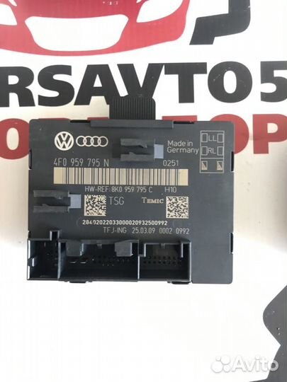 Блок управления дверьми Audi A4 B8 2.0T cdnc 2009
