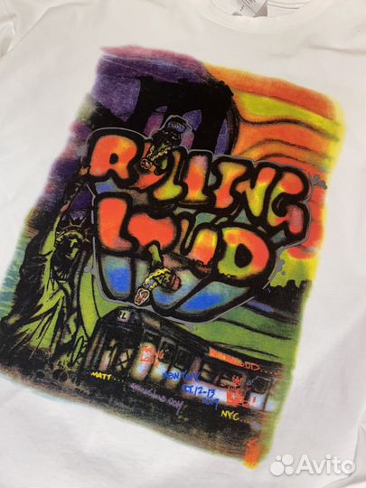 Лонгслив Rolling Loud XL оригинальный мерч 2019