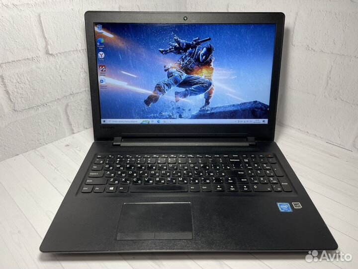 Офисный ноутбук Lenovo intel/4gb/SSD