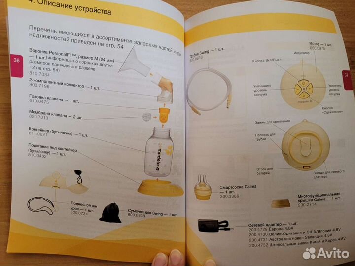 Электрический молокоотсос Medela Swing Single