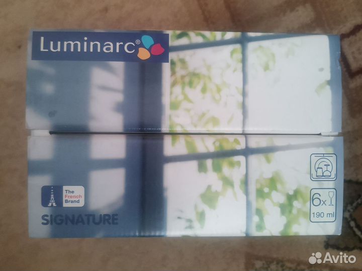 Бокалы для вина luminarc 190мл 12шт