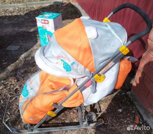 Санки коляска ника