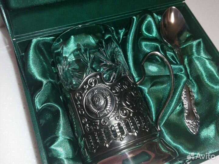 Подстаканник, стакан СССР