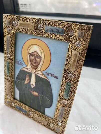 Икона русеоц рпьо в с эмалью