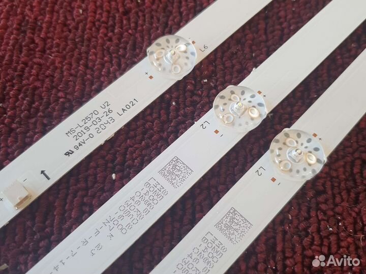 Le0d подсветка телевизора hyundai H-LED43ET3001