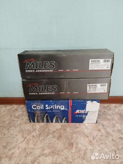 Пружины - амортизаторы задние на Лансер 9