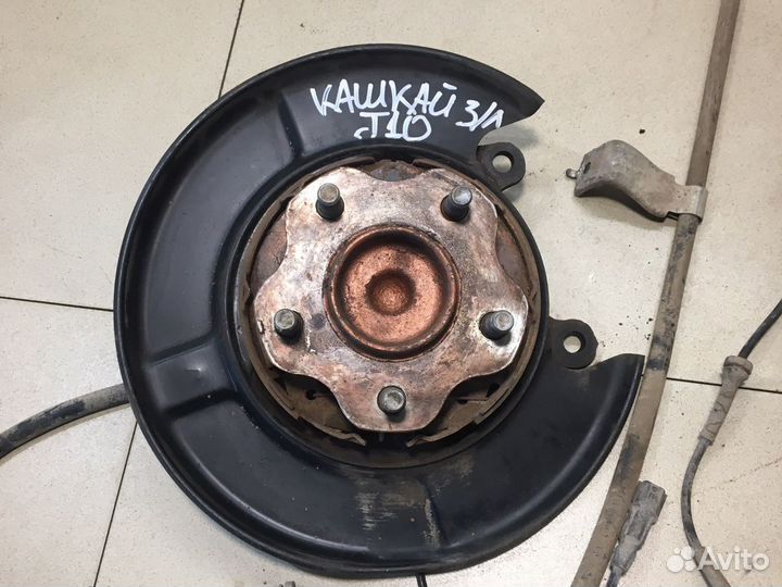 Nissan Qashqai j10 Ступица задняя левая