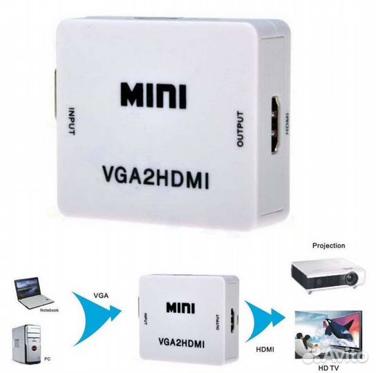 Конвертер hdmi на VGA / VGA на hdmi. Переходники