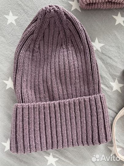 Шапочки для девочки демисезонные