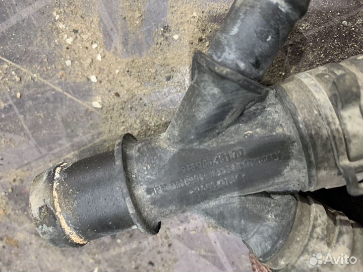 Тройник системы охлаждения porsche cayenne бу