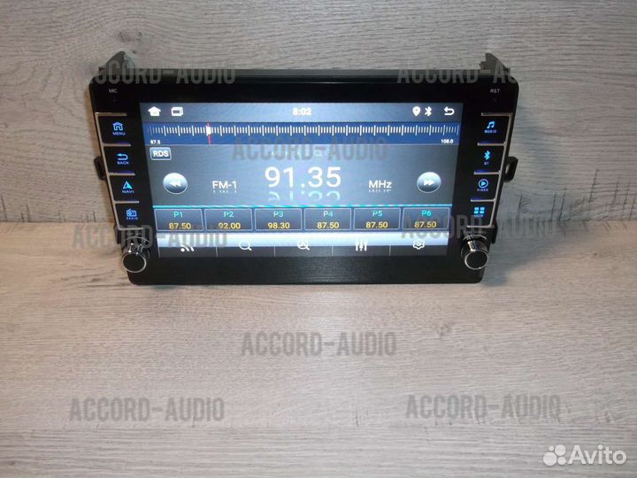 Магнитола Toyota Auris Android физ. кнопки