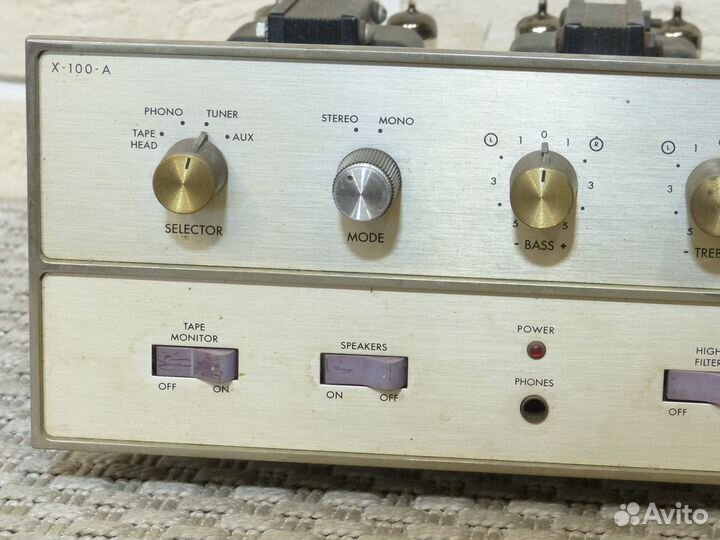 Fisher X-100-A Prof усилитель ламповый tubw 220V
