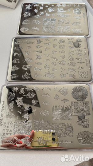 Пластины для стемпинга 3 шт