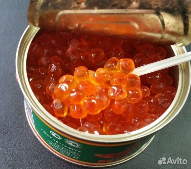 Икра в ж/б (Лососевых рыб структурированная)