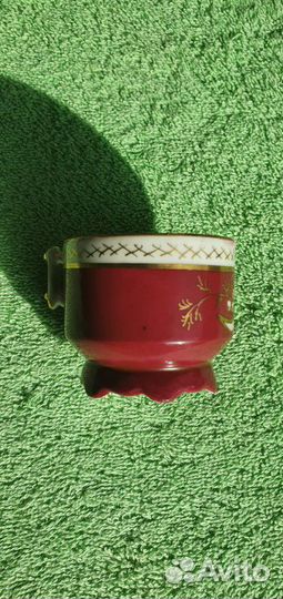 Чашка кофейная 1920е годы, РСФСР- Мосстеклофарфор