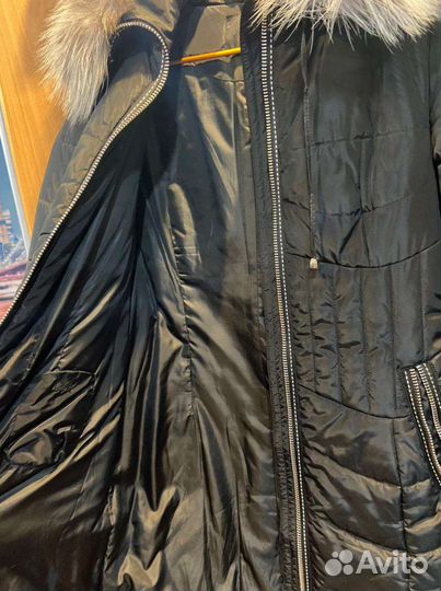 Пуховик женский длинный 46 48 раз