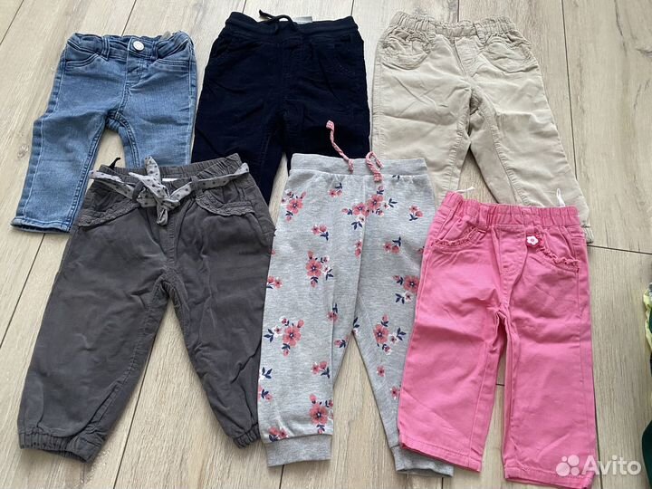 Вещи пакетом для девочки 68 74 80