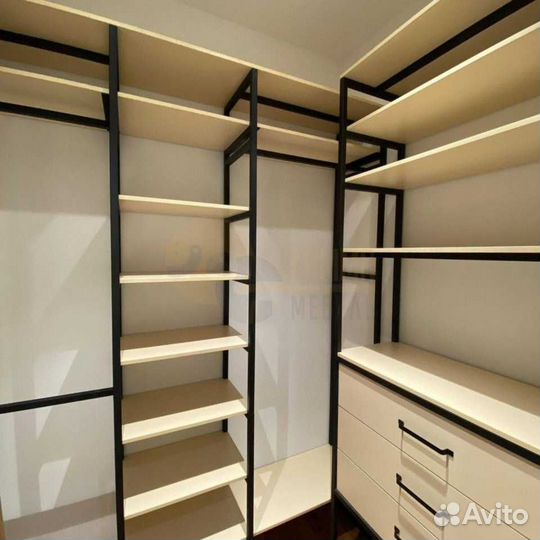 Гардеробная система лофт