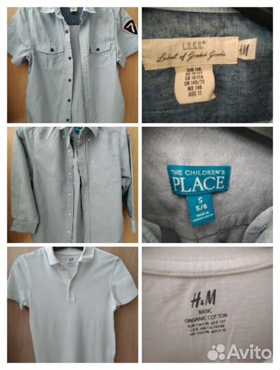 Рубашки, брючки р122-140