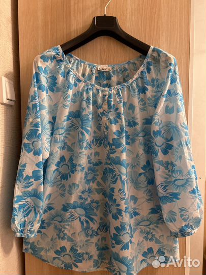 Блузки рубашки из хлопка