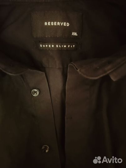 Рубашка мужская черная