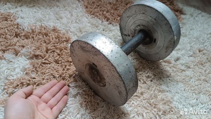 Гантеля 17 кг металл