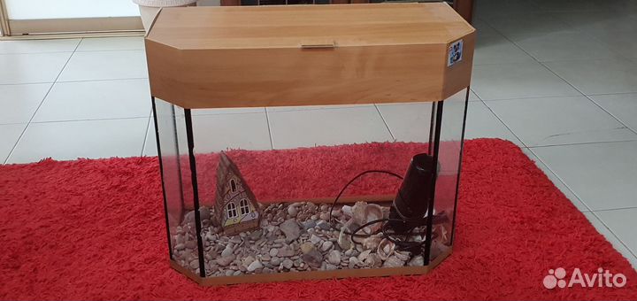 Аквариум понорамный 60 л + фильтр